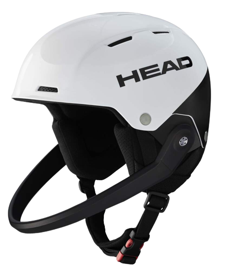Helm HEAD Team SL White/Black + Kinnbügel - 2025/26
