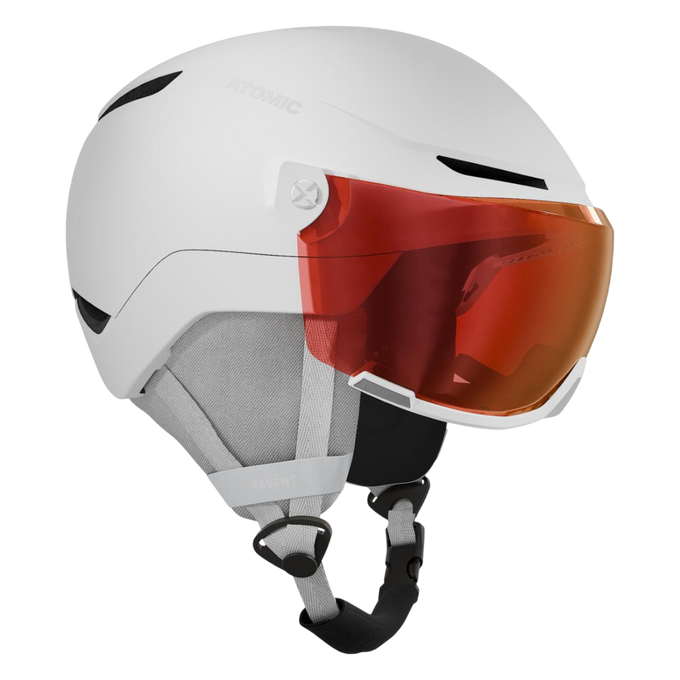 Skihelm Atomic Revent Visor JR White Heather - 2025/26