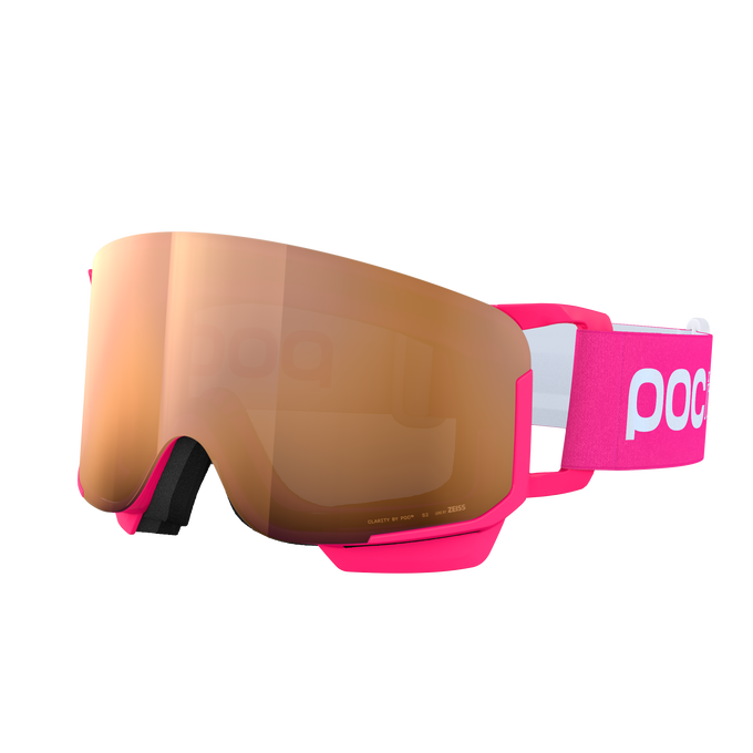 Goggles POC POCito Nexal Fluorescent Pink/Partly Sunny Light Orange - 2025/26