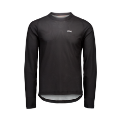 Fahrradtrikot POC M's Motion Air L/S Jersey Uranium Black - 2025