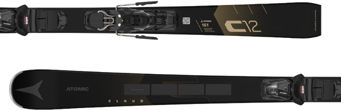 Ski Atomic Cloud C12 Revoshock C + M 10 GW Black/Gold - 2024/25