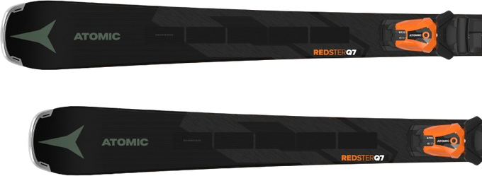 Ski Atomic Redster Q7 Revoshock C + MI 12 GW Black/Orange - 2024/25