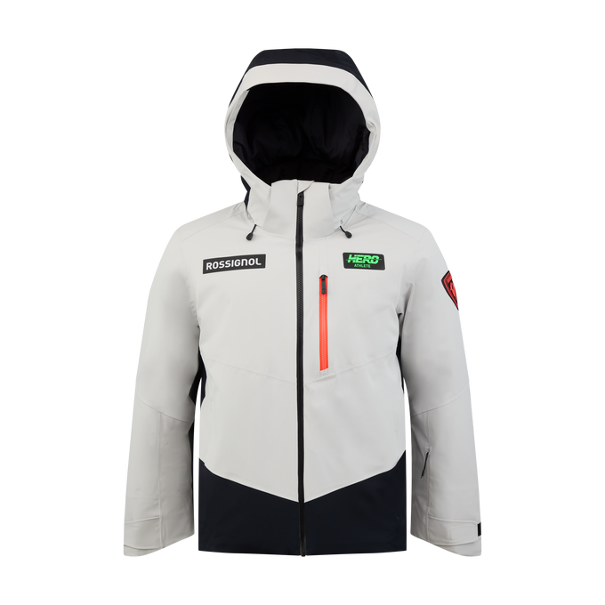 Skijacke Rossignol Hero Blackside Insulated JKT Soft Grey - 2025/26