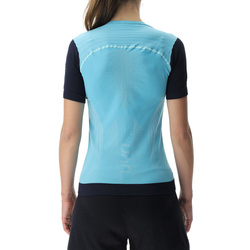 UYN Woman Running PB42 OW Shirt SH_SL Blue Radiance/Peacot