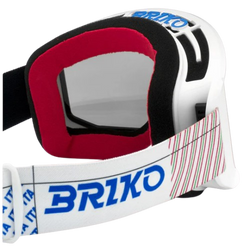 Brille Briko Vulcano Mask Italia White/Science Blue - 2025/26