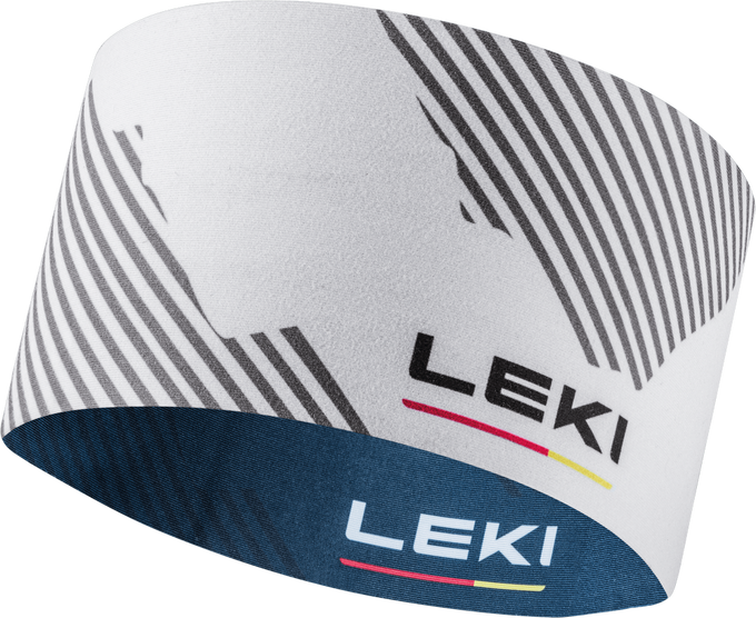 Stirnband LEKI XC Headband Blue/White/Grey