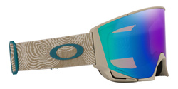 Brille Oakley Flow Scape L Mist Trails/Prizm Snow Argon Iridium + Additional lens Prizm Snow Iced Iridium - 2025/26