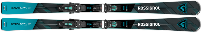 Skis Rossignol Forza 50' CAM Konect + Nx 12 Konect GW B80 Black Blue - 2025/26