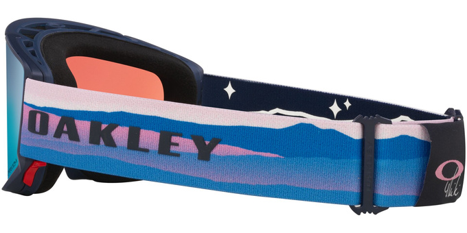 Brille Oakley Flow Scape L Mikaela Shiffrin Signature/Prizm Snow Sapphire Iridium + Additional lens Prizm Snow Iced Iridium - 2025/26