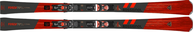 Ski Rossignol Forza 70° V-Ti + Spx 14 Konect GW B80 Black Hot Red - 2024/25