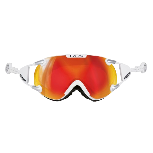 Goggles Casco FX70 Carbonic White Orange - 2025/26