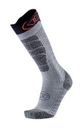 Skisocken Sidas Ski Merino Grey/Orange - 2024/25