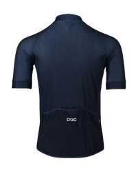 POC M's Essential Road Logo Jersey  Calcite Blue/Dark Calcite Blue - 2024