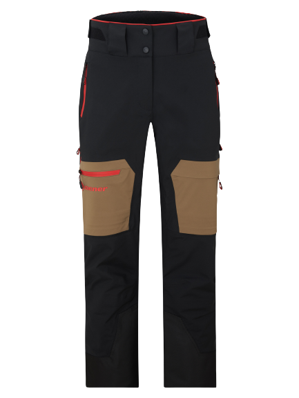 Ski pants Ziener Tewes Full-Zip Man Walnut Red - 2025/26