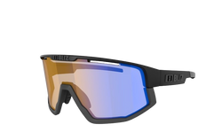 Sunglasses BLIZ Fusion Nano Nordic Light Matt Black/Coral Orange Blue