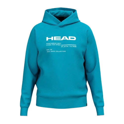 Bluse HEAD Race Hoodie Junior Blue - 2025/26