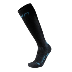 Ski socks UYN Man Ski Touring One Bio Socks Black/Blue - 2025/26