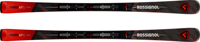 Skis Rossignol Forza 60' TI Konect + Spx 12 Konect GW B80 Black Hot Red - 2025/26