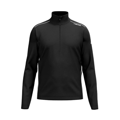 Bluse HEAD Race Midlayer Men Black - 2025/26