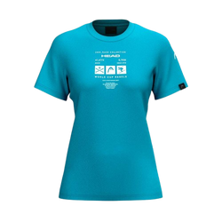 HEAD WCR T-Shirt Women Blue - 2025/26
