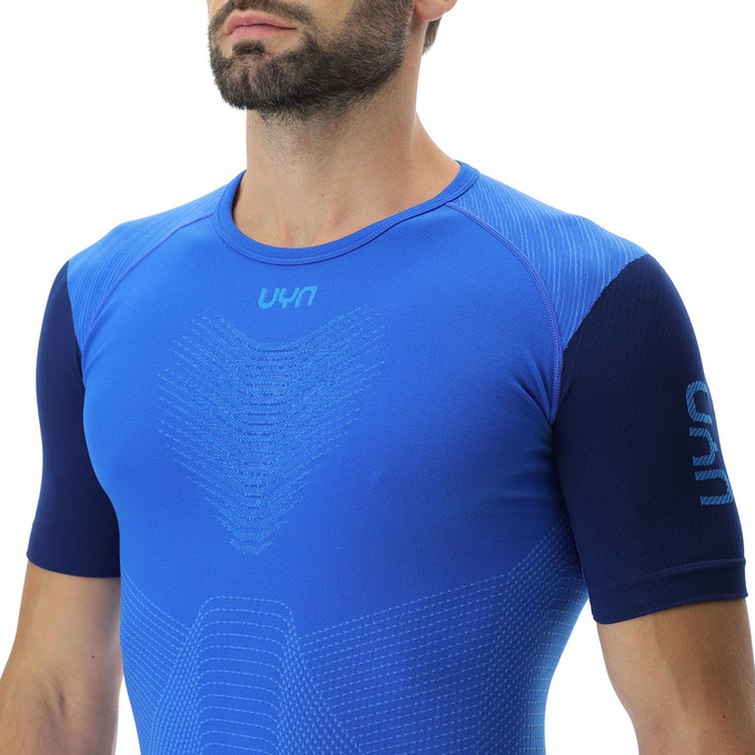 UYN Man Running PB42 OW Shirt SH_SL Strong Blue/Peacot
