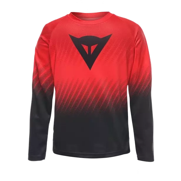 Cycling Jersey Dainese Scarabeo Jersey LS High-Risk-Red/Black - 2023