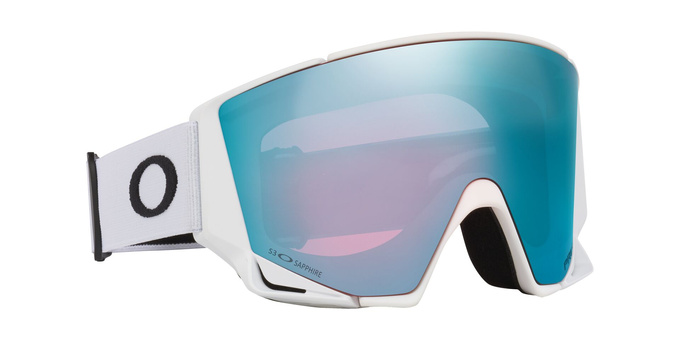 Brille Oakley Flow Scape M Matte White/Prizm Snow Sapphire Iridium + Additional lens Prizm Snow Iced Iridium - 2025/26
