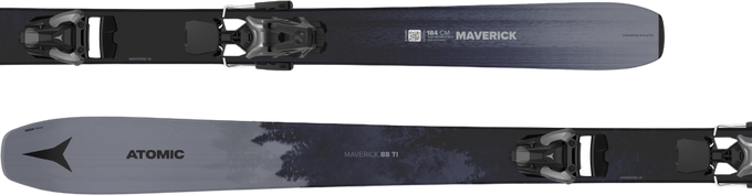 Ski Atomic Maverick 88 TI + Strive 14 GW Black/Gunmetal - 2024/25