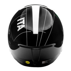 Helmet Briko Volcano 2.0 Graphik Italia Mips Shiny Black/White - 2025/26