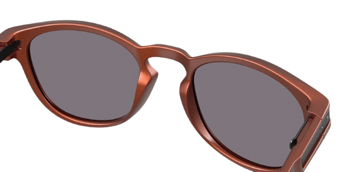 Sunglasses Oakley Latch Fire Orange Frame/Prizm Grey Polarized Lens