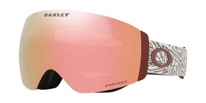 Goggles Oakley Flight Deck Pro M Matte Black/Prizm Rose Gold Iridium + Additional lens Prizm Snow Black Iridium - 2025/26