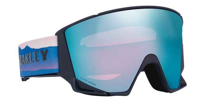 Brille Oakley Flow Scape L Mikaela Shiffrin Signature/Prizm Snow Sapphire Iridium + Additional lens Prizm Snow Iced Iridium - 2025/26