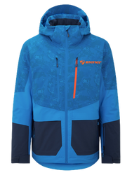 Jacket Ziener Trivor Lady Padded Blue Foggy Print Dark Navy - 2024/25