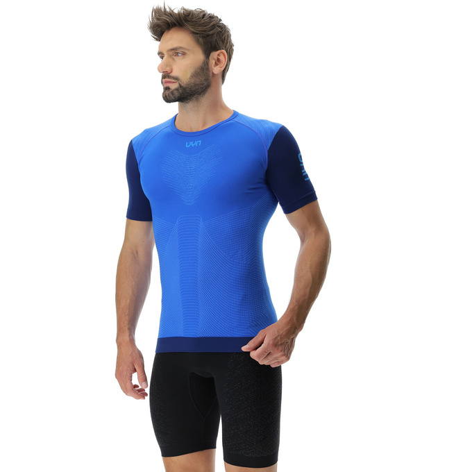UYN Man Running PB42 OW Shirt SH_SL Strong Blue/Peacot
