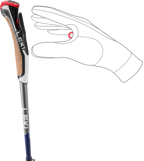 Stocke Nordic Walking LEKI Traveller Carbon