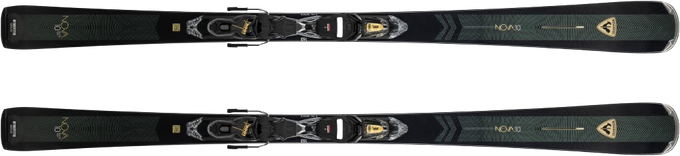 Skis Rossignol Nova 10 Xpress + Xpress W 11 GW B83 Black Gold - 2025/26