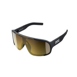Sonnenbrille POC Aspire Mid Uranium Black/Clarity Road/Partly Sunny Gold