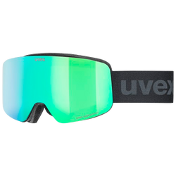 Brille Uvex PWDR FM Black Matt/Mirror Green - 2025/26