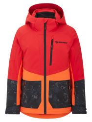 Skijacke Ziener Trivor Junior Padded Red Orange Pop - 2024/25