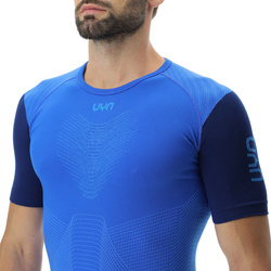 UYN Man Running PB42 OW Shirt SH_SL Strong Blue/Peacot