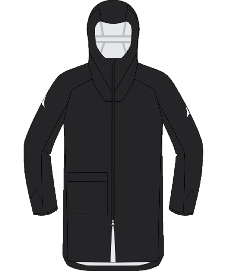 Mantel Atomic Redster Rain Coat Black - 2025/26