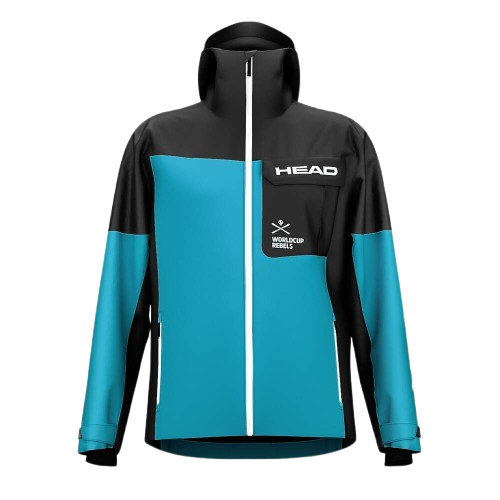 Skijacke HEAD Race Nova Jacket Men Black/Blue - 2025/26