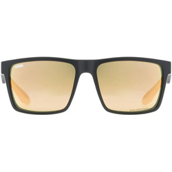 Sonnenbrille Uvex Lgl 50 CV Black Mat/Mirror Champagner - 2023