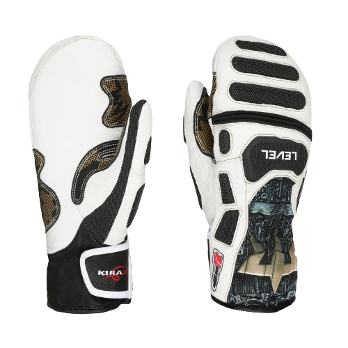 Handschuhe Level SQ CF Mitt Black/White - 2024/25
