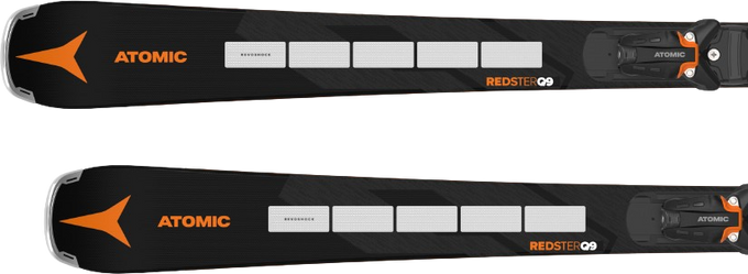Ski Atomic Redster Q9 Revoshock S + X 12 GW Black/Orange - 2024/25
