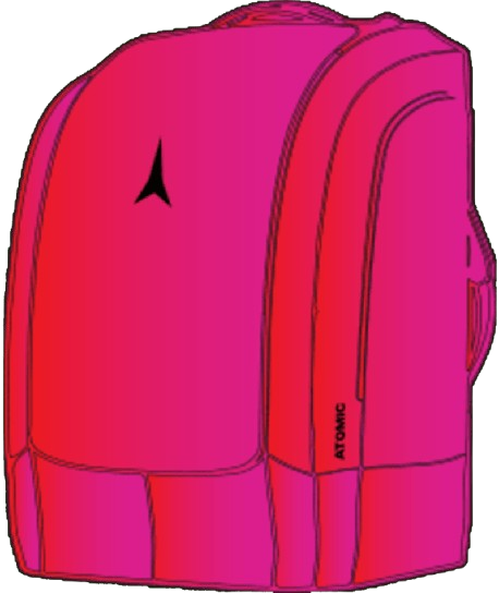 Backpack Atomic Redster Pack 80l Red Tension - 2025/26