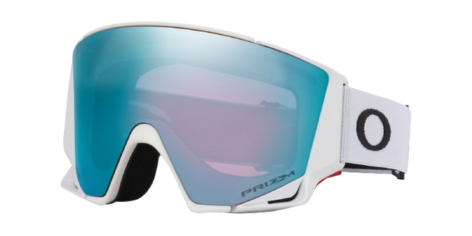 Brille Oakley Flow Scape M Matte White/Prizm Snow Sapphire Iridium + Additional lens Prizm Snow Iced Iridium - 2025/26