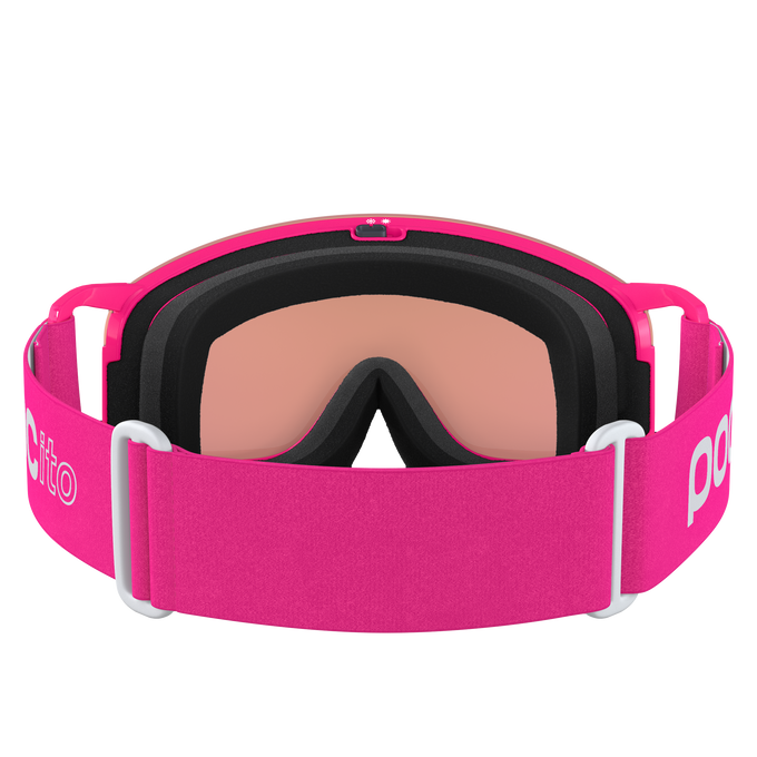 Goggles POC POCito Nexal Fluorescent Pink/Partly Sunny Light Orange - 2025/26