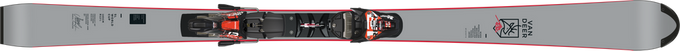 Ski Van Deer SL FIS WC + XComp 12 GW Black/Flo Red - 2025/26