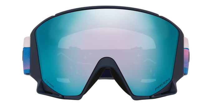 Brille Oakley Flow Scape L Mikaela Shiffrin Signature/Prizm Snow Sapphire Iridium + Additional lens Prizm Snow Iced Iridium - 2025/26